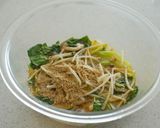 豚ひき肉とたっぷり野菜！レンジ麻辣湯作り方5写真