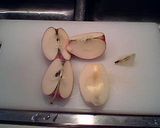 レンチン煮りんご作り方1写真