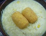 私のランチ♪コーンクリーム×2グラタン♪作り方3写真