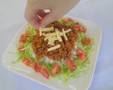 【給食レシピ】タコライス作り方5写真