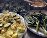 ズッキーニやおかひじきの揚げ物作り方3写真