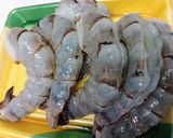 大葉＆豚バラ肉を巻いたBIGな海老フライ作り方1写真