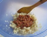 玉ねぎそぼろからから　コロッケ作り方1写真