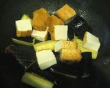 簡単♡なすと厚揚げの炒め煮　ごま味噌風味作り方2写真
