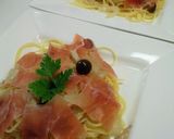 たっぷりきのこと生ハムのパスタ作り方5写真