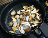 あさりクリームパスタ作り方4写真