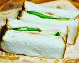シャッキリきゅうりとハムとチーズのサンドイッチ🥪作り方10写真