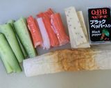 ちくわのチーズマヨロール作り方2写真