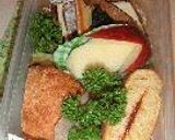 グラハムパンサンドとパンケーキのお弁当　●for女子高生作り方6写真