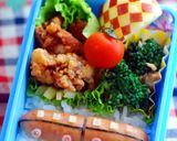 ウインナー電車のお弁当　キャラ弁作り方1写真