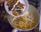 鰻とキヌサヤの卵とじ作り方5写真