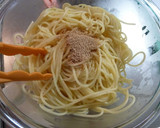 簡単★ツナと塩昆布の和風パスタ作り方6写真