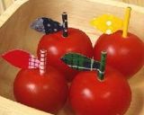 手作りピックでプチトマトのりんご作り方4写真