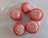 トマト*ファルシ(フランス風 トマトの肉詰め)作り方4写真