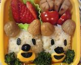 小食児に♪簡単くまさんおにぎり♪キャラ弁作り方5写真