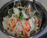 ✿新玉ねぎと菜の花のお化けかき揚丼✿作り方2写真