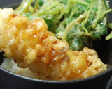 ✿新玉ねぎと菜の花のお化けかき揚丼✿作り方9写真