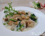 鶏肉とほうれん草のクリーム仕立て作り方5写真