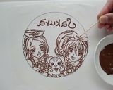 キャラ＊プレート作り方4写真