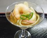 カクテルうどんゼリー海老天のせ♪作り方5写真