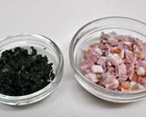 ほうれん草入りおかずパン★HB生地作り方2写真