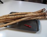 新ごぼうのピリ辛　～炊飯器で～作り方1写真