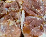 レンジで鶏もも照り焼き作り方2写真