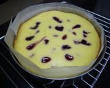 ＮＹチーズケーキ❤ブラックチェリーin作り方10写真