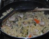 えびとズッキーニのパスタ作り方8写真
