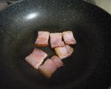 【簡単】チンゲンサイなばなのベーコン炒め作り方2写真