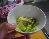 キャベツとしめじの塩昆布和え　お弁当に！作り方4写真