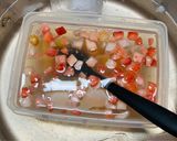 ＊イチゴとみかんの寒天＊作り方2写真