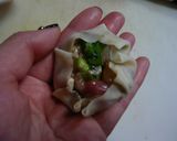 簡単★ジューシー海老にらまん作り方6写真
