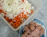 普通のオムライス作り方1写真