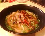 残った　つわの炒め煮　アレンジ おうどん作り方4写真