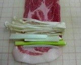 ネギとえのきの豚肉巻き作り方2写真
