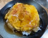 シンプルな醤油味の天津飯作り方7写真