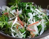 もりもりっ♪【新玉とわさび菜のサラダ】作り方11写真
