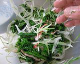 もりもりっ♪【新玉とわさび菜のサラダ】作り方8写真