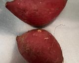 切り餅inでモチモチ🍠さつまいもご飯作り方1写真
