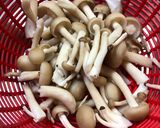 簡単🔰秋冬ポカポカ♨️カニと水菜ときのこの雑炊作り方1写真