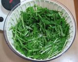 水菜とベーコンのクレイジーサラダ☆作り方1写真