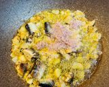 あみ海老と帆立と鰯油漬けとバジルのパスタ作り方12写真