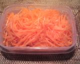 オレンジにんじんサラダ作り方1写真