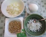 しらす納豆チャーハン作り方1写真