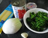 ✤新玉ねぎとブロッコリーの春パスタ✤作り方1写真