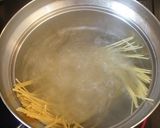 簡単♪なめたけとツナのパスタ作り方1写真