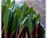 アイヌネギ（行者にんにく）のパスタ作り方1写真