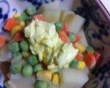 超簡単...5分...丼で•ポテトサラダ作り方1写真