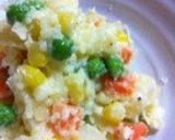 超簡単...5分...丼で•ポテトサラダ作り方3写真